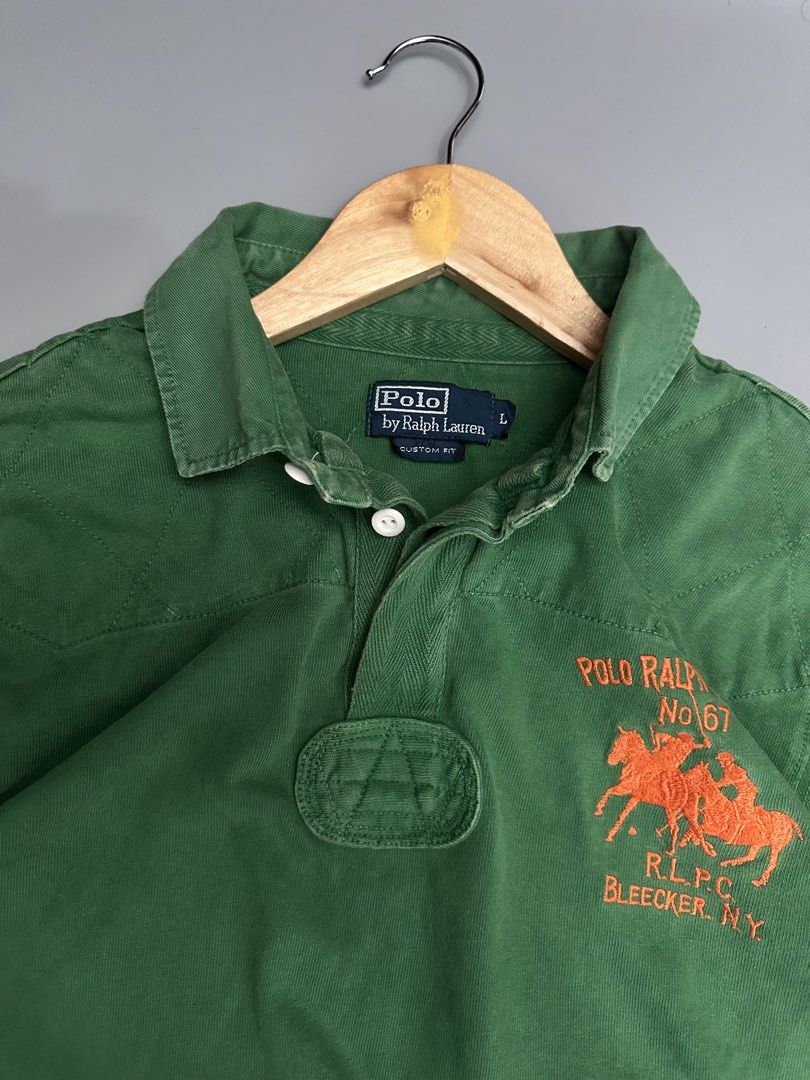 Ralph Lauren Rugby Half Button Long Sleeved (Category: Activewear) located in Manila. Submitted by thriftavenueph (Listing ID 1464602637, Image 2). Description: Fs: Ralph Lauren Rugby Half Button Long Sleeved Size: 22x30, L Condition: excellent, no issue, 10/10 color Price: 1,100.