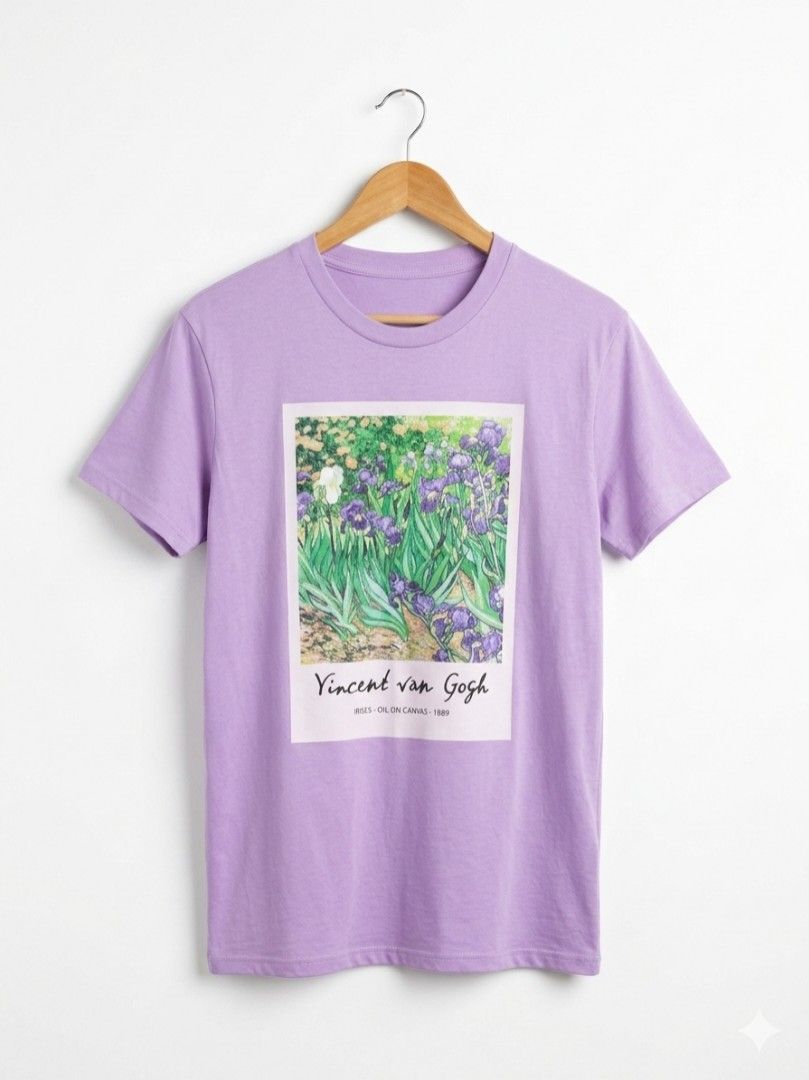 Random Vincent Van Gogh Art Tee (Category: Tshirts & Polo Shirts ) located in Ibajay. Submitted by trendholicrepublique (Listing ID 1464662312, Image 1). Description: Random Vincent Van Gogh Art Tee 399 PHP Color Rate 9.8/10 Medium On Tag (19 x 28) Very Good to Excellent Condition (need wash).