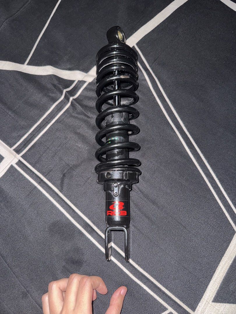 RCB Black Rear Shock Absorber 330mm (Category: Suspension Parts & Accessories) located in Manila. Submitted by aadonna (Listing ID 1464748210, Image 2). Description: Meet up - Biñan Only .