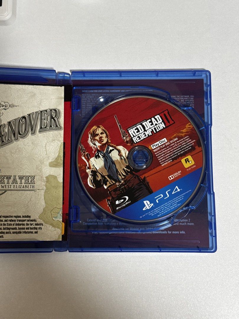 Red Dead Redemption 2 PS4 Game (Category: PlayStation) located in Penaranda. Submitted by deardarlaph_ (Listing ID 1464614075, Image 3). Description: - Red Dead Redemption 2 for PlayStation 4 - Includes game disc and case - Full game, ready to play - Exciting Wild West adventure - Pickup or meet up options available.
