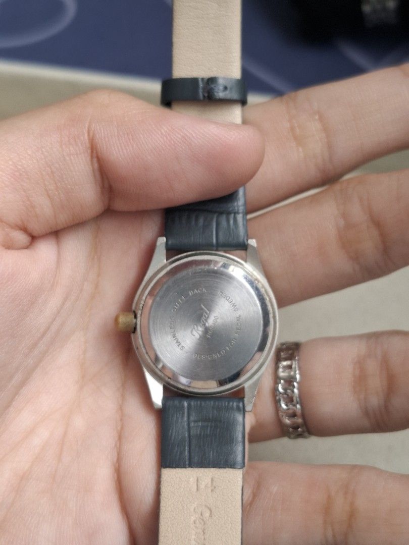 Regal Sweden Watch (Category: Women's Watches) located in Abucay. Submitted by icia_marie18 (Listing ID 1464576645, Image 2). Description: Regal Sweden Watch issue: changed straps, hairline scratches price nego japan movement.