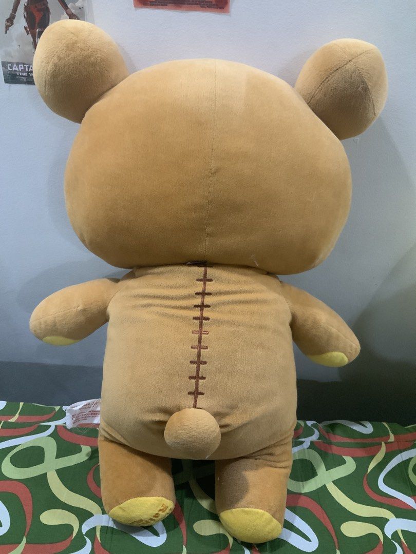 Rilakkuma XL Plush (Category: Plushies & Soft Toys) located in Manila. Submitted by beyondthespotlight (Listing ID 1464706239, Image 2). Description: around 45cm needs wash !! mod: jnt or lbc mop: qr payment.