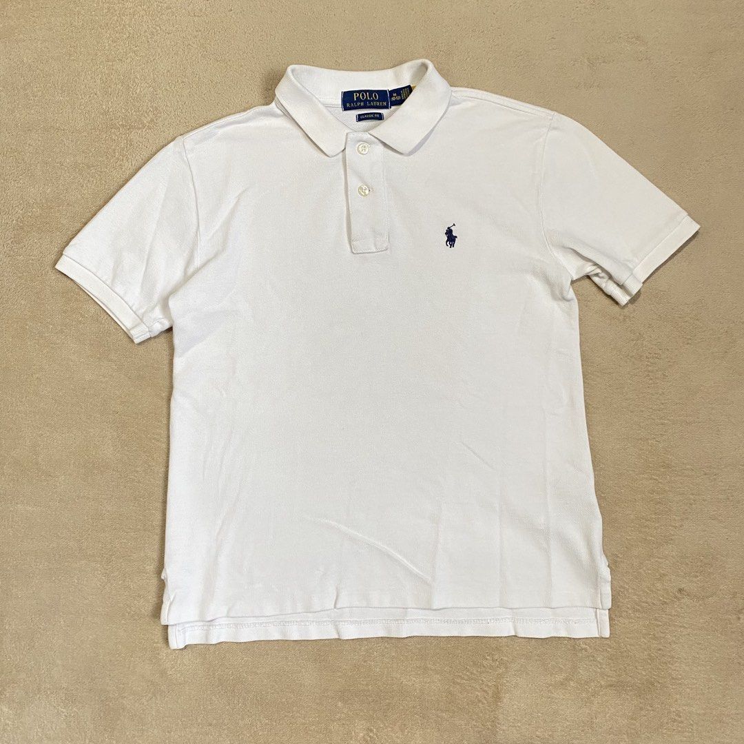RL Poloshirt (Category: Babies & Kids Fashion) located in Polomolok. Submitted by larnel27 (Listing ID 1464676716, Image 1). Description: - For 10-12 yrs old - Dimension:16x20-21 - Color rate 9.6 - Flaw: Slit sa right side only & stain lang. overall solid pa💯 .