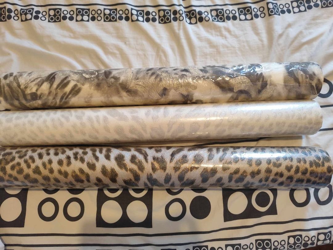 Roberto Cavalli Luxury Wallpapers (3 rolls with each different designs) (Category: Home Improvement Tools & Accessories) located in Caloocan City. Submitted by waleedm77 (Listing ID 1464725870, Image 2). Description: Experience luxury in your everyday life! ✨️ Elevate your bedroom, living room, or office with designs that bring designer-level sophistication. Selling these Roberto Cavalli wallpapers that we purchased directly from its Official sto