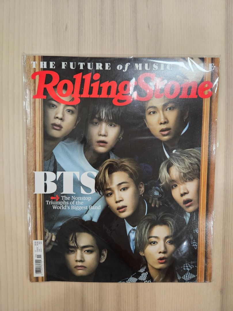 Rolling Stone Magazine June 2021 BTS Cover (Category: Magazines) located in Quezon City. Submitted by hey_rita (Listing ID 1464732164, Image 1). Description: - Item: June 2021 Rolling Stone Magazine - Cover & Feature: BTS (full group and individual member spreads) - Condition: Excellent, stored in protective plastic sleeve, clean pages, no tears or folds - Perfect addition to any BTS / K-pop collection - Meetup or shipping options available (PM f