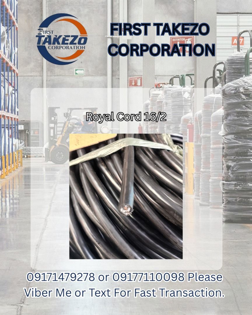 Royal Cord 16/2 (Category: Everything Else Others) located in Manila. Submitted by joeyroque09 (Listing ID 1464641979, Image 1). Description: Royal Cord 16/2.