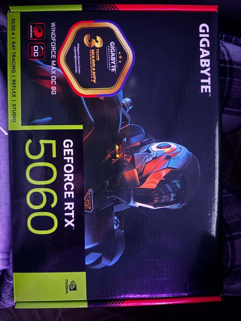 RYX 5060 Windforce OC 8gb (Category: Computer Parts) located in Manila. Submitted by braveforest.777e93 (Listing ID 1464608641, Image 1). Description: Bought last August. Decided to downgrade GPU. With Receipt and Warranty! need cash.