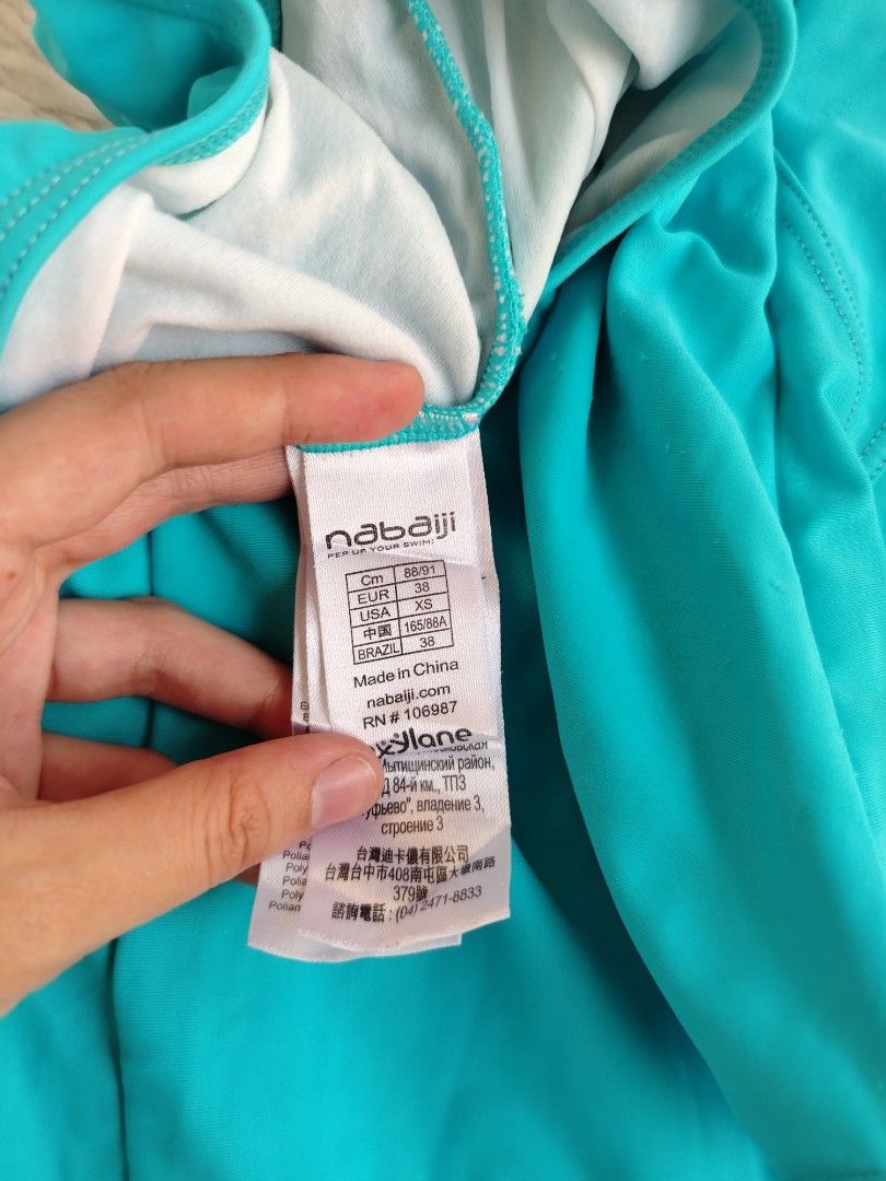 (S) NABAIJI SWIM (Category: Bikinis & Swimsuits) located in Paranaque City. Submitted by closetbykimkirsten (Listing ID 1464652128, Image 3). Description: 🎀Like New🎀 ✨Brand: NABAIJI ⚡No Pads -Print logo 🪷Size: Small 💸Price: P449 (Non Negotiable) ♦️All Items are PRELOVED in good condition. ♦️Please do manage your expectations. ♦️WASH before USE ♦️BUY at your own RISK 🔥NO RETURN NO EXCHANGE POLICY🔥 ⛔BOGUS BUYER/JOY RESERVER will be posted in 