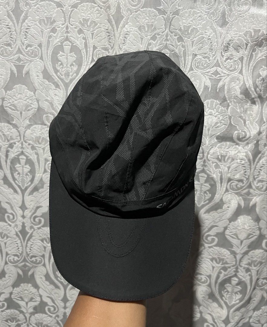 Salomon Clima Pro Storm Black Running Cap (Category: Caps & Hats) located in General Santos City (Dadiangas). Submitted by thiftnibadi3 (Listing ID 1464673452, Image 2). Description: - Black Salomon cap - Features Clima Pro Storm technology - Adjustable strap at the back for a custom fit - Lightweight and breathable material - Subtle patterned design on the crown - Ideal for running and outdoor activities - Ready for your next adventure - issue l