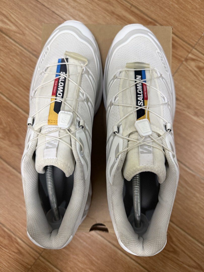 Salomon XT-6 size 12 (Category: Sneakers) located in Cainta. Submitted by arvin.braganza (Listing ID 1464599422, Image 3). Description: FOR SALE‼️ Salomon XT-6 “White Lunar Rock” Men’s size: US 12 - ₱9,200 Lightly used / complete with box Salomon XT-6 “Vanilla Ice Almond Milk” Men’s size 12: US 12 - ₱11,700 Brand new / complete with box Cainta, Rizal area. DM if interested. Thank you‼️.