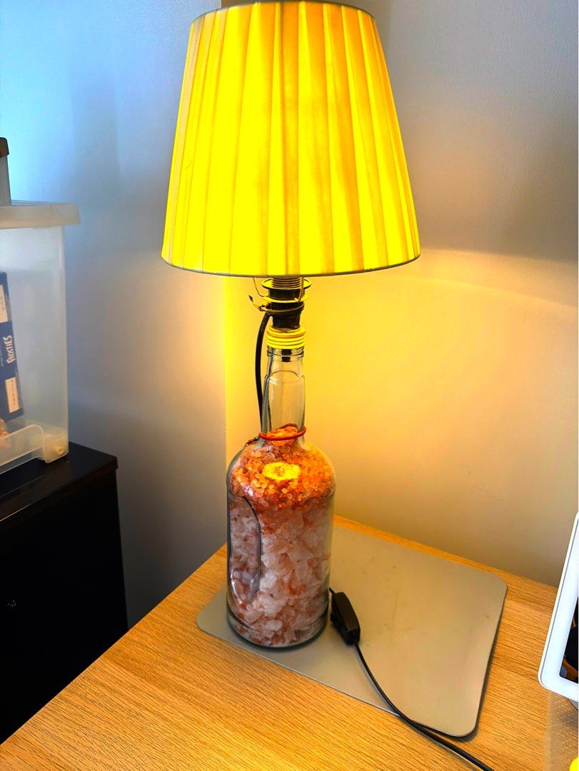 Salt lamp handmade (Category: Everything Else Others) located in Manila. Submitted by tipanty2977 (Listing ID 1464606394, Image 1). Description: Hand made salt lamp Real pink salt inside Bulb lamp shades included Cleansing Relaxing .