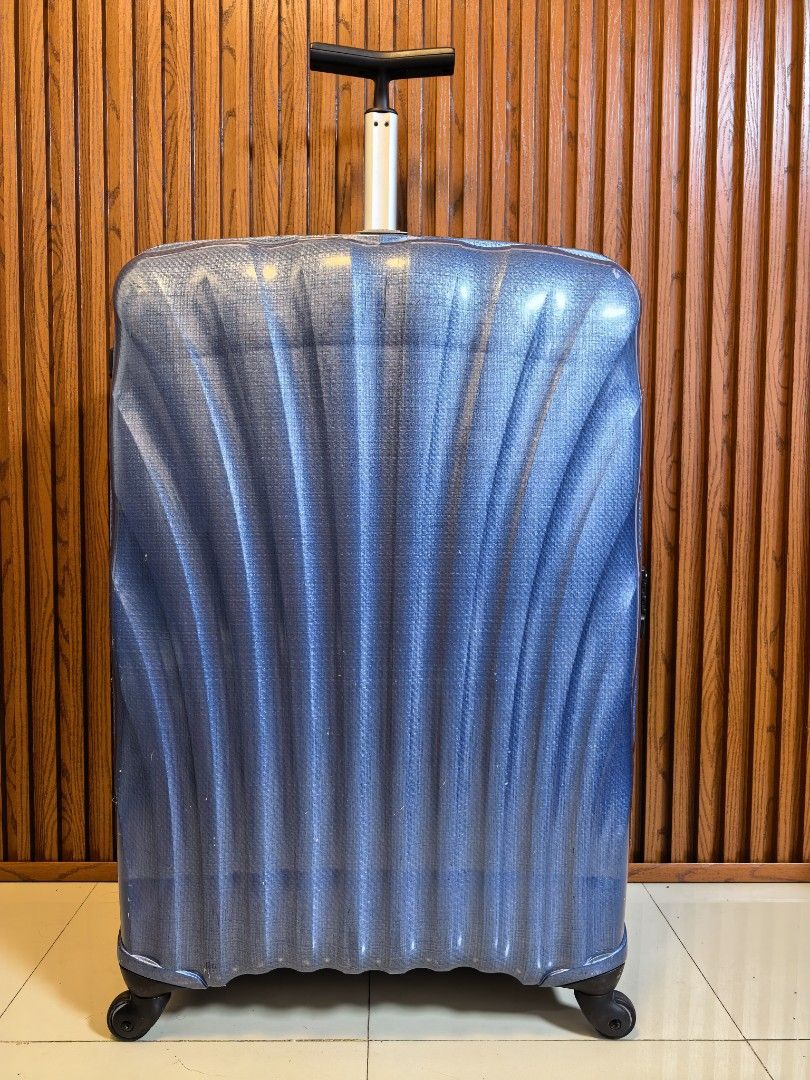 Samsonite Cosmolite XXL (Category: Luggage) located in Manila. Submitted by uno001 (Listing ID 1464701637, Image 1). Description: Brand: SAMSONITE Cosmolite Color: Ice Blue Original from Japan ✨ Rare Color Release ⚠️ ✨ Lightest Samsonite Ever! ✅ 💯 Legit Brand ✅ Double Extra Large Luggage ✅ H33.5" xW22" x D12 Inches ✅ 360° Wheels All smooth ✅ Telescopic Aluminum Handle ✅ Smooth Zipper ✅ More Secured Reverse Zipper ✅ TSA 002 with Passcode ⬆️ With 