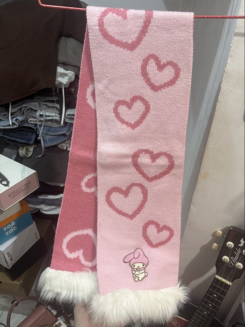 Sanrio My Melody Scarf (Category: Babies & Kids Fashion) located in Quezon City. Submitted by den.declutters (Listing ID 1464599286, Image 1). Description: .
