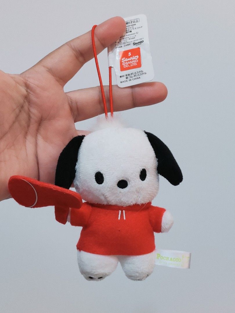 Sanrio Pochacco Plush Charm (Category: Plushies & Soft Toys) located in Antipolo. Submitted by bhabiegraciefashionlab (Listing ID 1464668872, Image 1). Description: ✨ Sanrio Pochacco Plush Charm 🔖Auth from Japan, Brand new with Sticker Tag, Clear Label/Etiketa 📸Actual Photos posted, what you see is what you'll get 😍Perfect for Sanrio / Pochacco Fans/Collectors or for gifting 💸MOP 👉🏻Gcash /Maribank/GoTyme 🚚MOD 👉🏻J&T / Lalamove 👥Meet up s