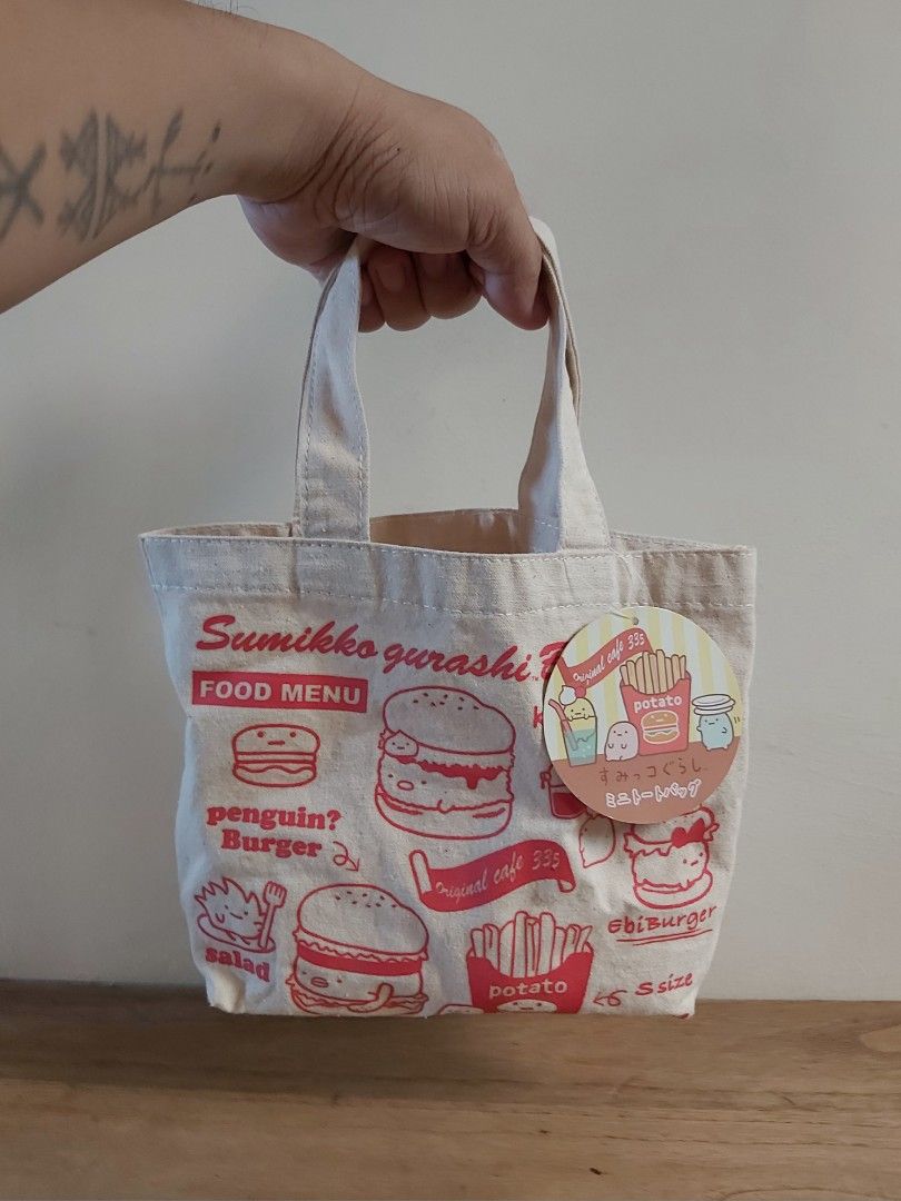 SAN-X SUMIKKO GURASHI MINI TOTE BAG (Category: Character Goods) located in Bulacan. Submitted by nansantiago (Listing ID 1464752803, Image 2). Description: SAN-X SUMIKKO GURASHI MINI TOTE BAG 🏷️ ₱75‼️ 📍 Location: Plaridel, Bulacan 💸 Mode of Payments: Gcash / BPI 📦 Pick-up / Ship 🚚 Couriers : Flash Express / SPX / Lalamove.