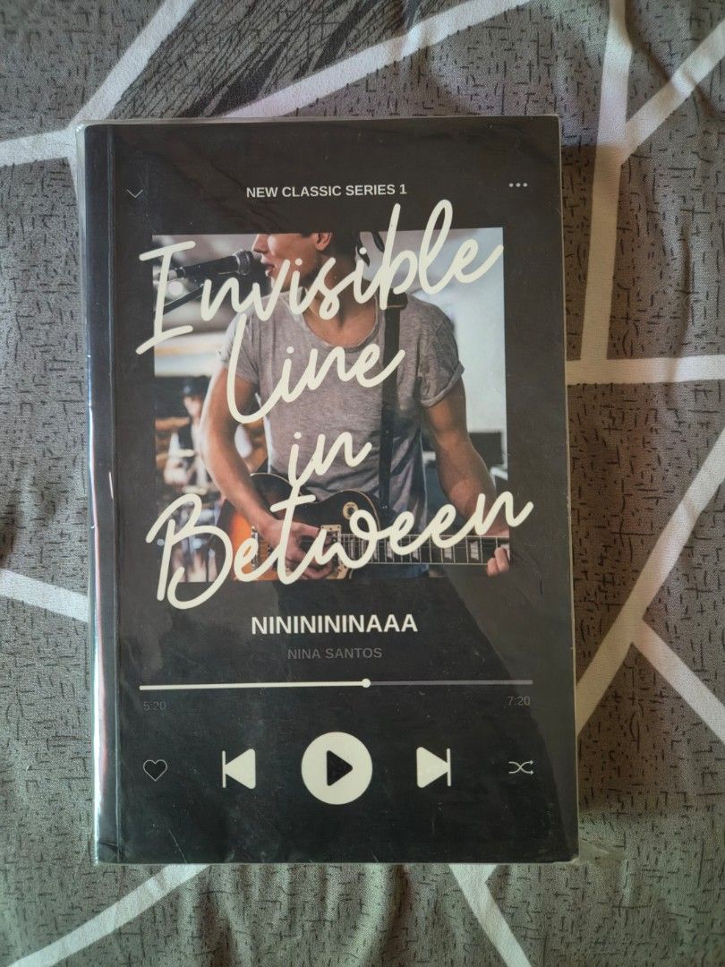 (Self Pub)Invisible Line in Between by Nininininaaa (Category: Storybooks) located in Iloilo. Submitted by graecel22 (Listing ID 1464642457, Image 1). Description: - Title: Invisible Line in Between - Series: New Classic Series 1 - Author: Nina Santos - Genre: Contemporary Fiction - Theme: Music (features a person playing guitar on the cover) - Ideal for: Readers who enjoy modern, music-inspired stories..