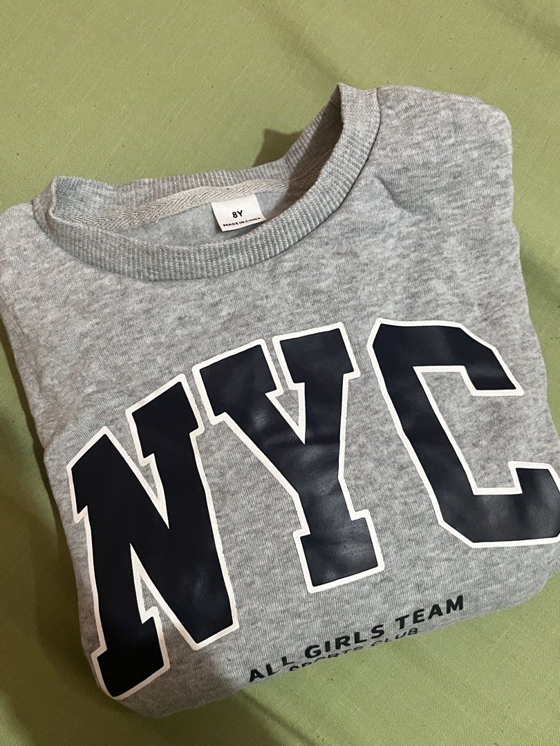 SHEIN Sweater (8Y) (Category: Babies & Kids Fashion) located in Quezon City. Submitted by jengina (Listing ID 1464594255, Image 2). Description: Originally bought for my nephew but didn't notice the "ALL GIRLS TEAM" print. .