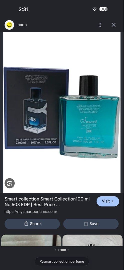 Smart Collection Perfume Dupe Set - 4 Scents (Category: Fragrance & Deodorants) located in Tarlac. Submitted by ney14 (Listing ID 1464622008, Image 3). Description: - Smart Collection Perfumes - Inspired by popular designer scents: Valaya, Dior Sauvage, YSL, Creed Aventus - Each bottle is 3.3 FL.OZ (100ml) - Eau de Parfum (80% vol) - Great for trying out different fragrances without the high cost - Perfect for personal use or as a gift -Long last