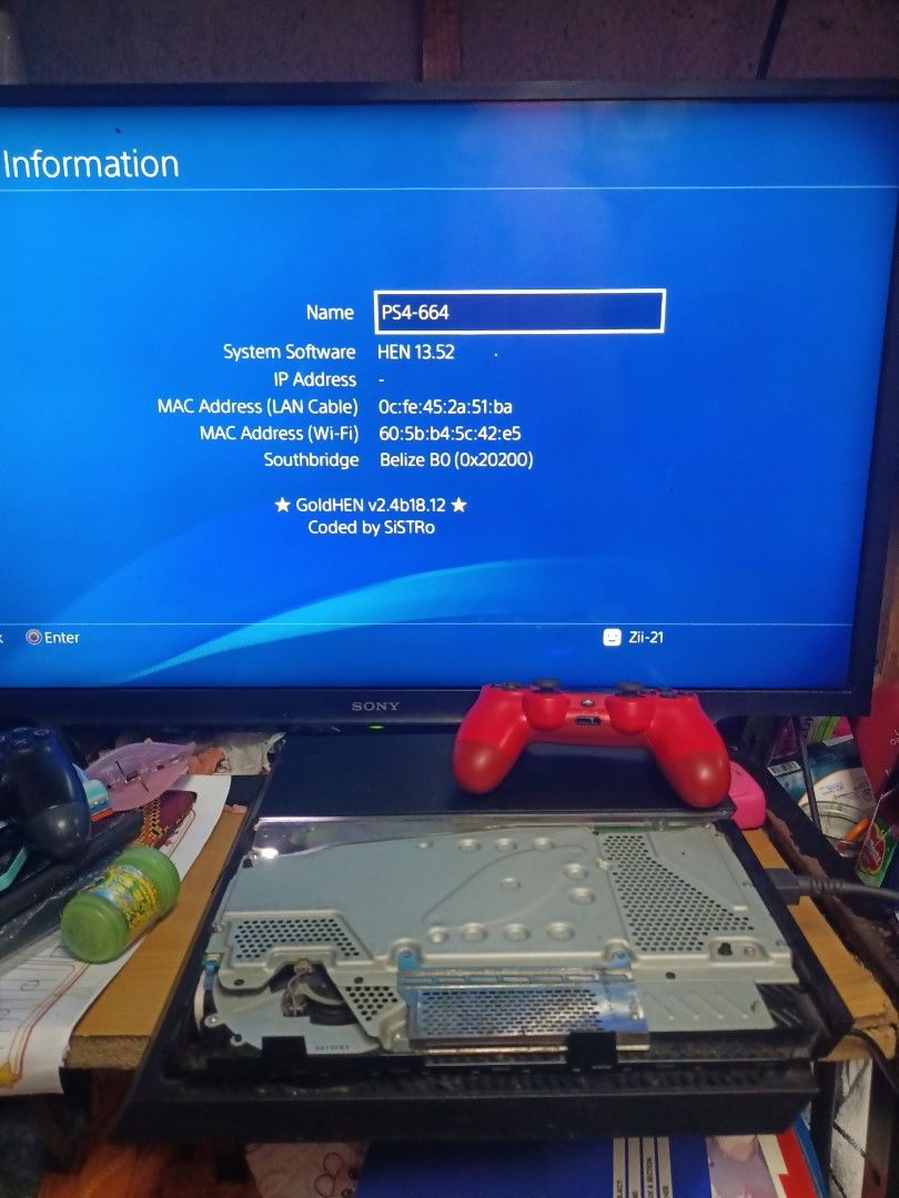 Sony PlayStation 4 phat V2 500gb JB (Category: PlayStation) located in Manila. Submitted by ziongrey0520504 (Listing ID 1464732874, Image 1). Description: for sale PS4 PHAT V2 500gb JB inclusions box ( luma na) manuals power. cord hdmi 1 controller issue kita sa pic .. nawala yung isang housing. (bilan nyo nlg sa shapi) saka need na pa deep clean. sa tagal ba naman na stock bukod jan wala na. no issue sa performance overall goods pref trade ninte
