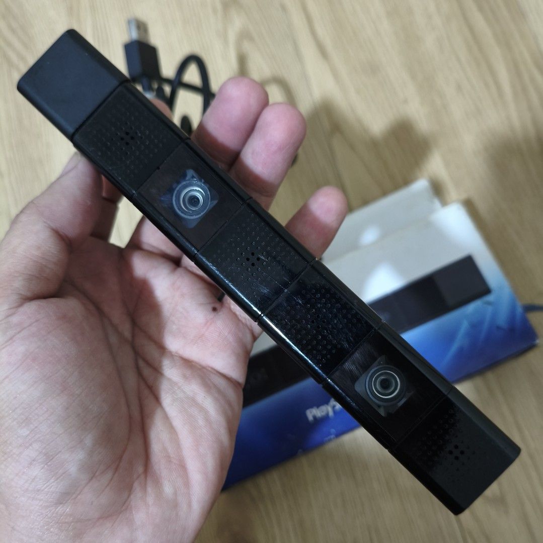 Sony PlayStation 4 PS4 Camera CUH-ZEY1 (Category: Cameras) located in Manila. Submitted by angkol_lest32 (Listing ID 1464647717, Image 3). Description: - Sony PlayStation Camera for PS4 (Model CUH-ZEY1) - Perfect for PSVR and other motion tracking games - Tested and confirmed working - Includes the camera and its original cable - Original box included.