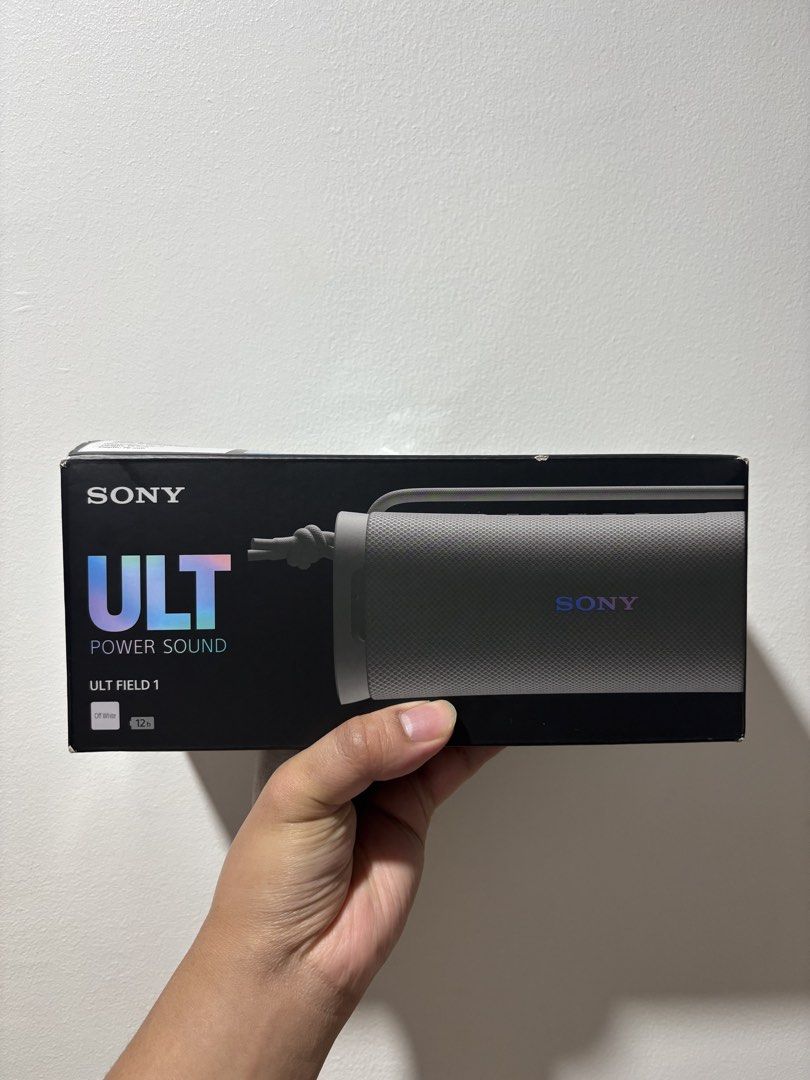 Sony ULT Field 1 Wireless Speaker (Category: Soundbars, Speakers & Amplifiers) located in Manila. Submitted by noelangelo20350 (Listing ID 1464688116, Image 1). Description: Original Never been used 4.5k Each Colors: Orange & Off White Rfs: Bought only for SB19 Tickets.
