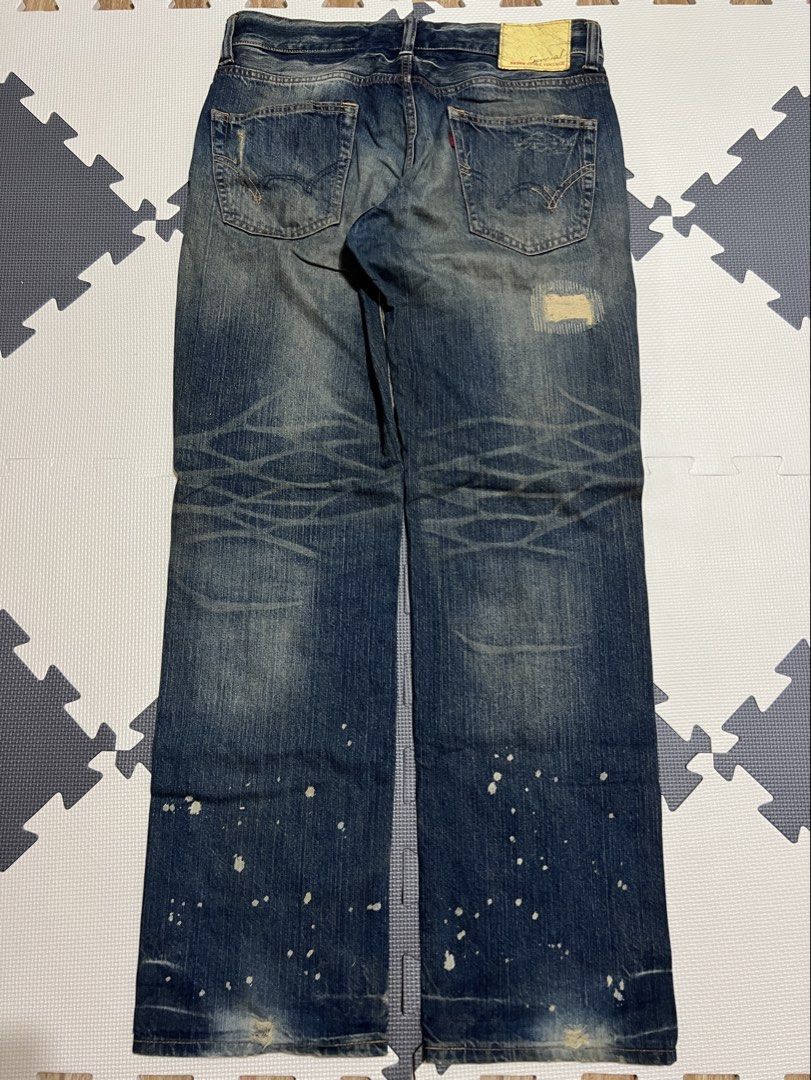 Special Edition Edwin 503RV Jeans (Category: Jeans) located in Antipolo. Submitted by its.okay.to.thrift (Listing ID 1464733291, Image 2). Description: Size: 35 Waist (33 on tag, other measurements pls check photos carefully - ask questions or more photos) Condition: very good condition. Factory distressing MOP: GCash / BPI SHIPPING: Lalamove / J&T ✅ Manage your expectations as these are second hand items. ✅ Actual color may vary due to a lot of 
