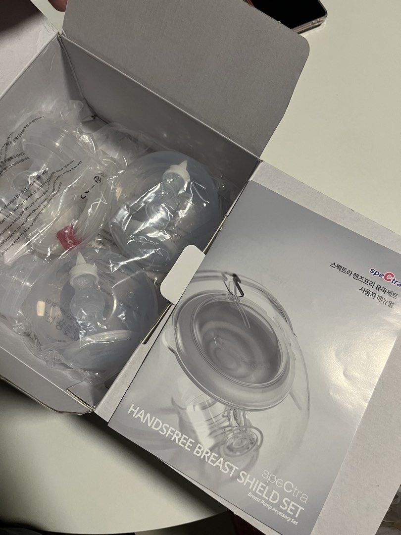 Spectra Handsfree Breast Shield Set 24mm 2 sets (Category: Breastfeeding & Bottle Feeding) located in Santa Rosa. Submitted by shopsolanapasabuy (Listing ID 1464697275, Image 3). Description: Spectra Handsfree Breast Shield Set (24mm) Condition: Like new, used less than 10x Inclusions: Two complete sets (cups, shields, tubing, backflow protectors, valves, and manual) Reason for selling: Eventually got the Eufy S1 as my handsfree pump.