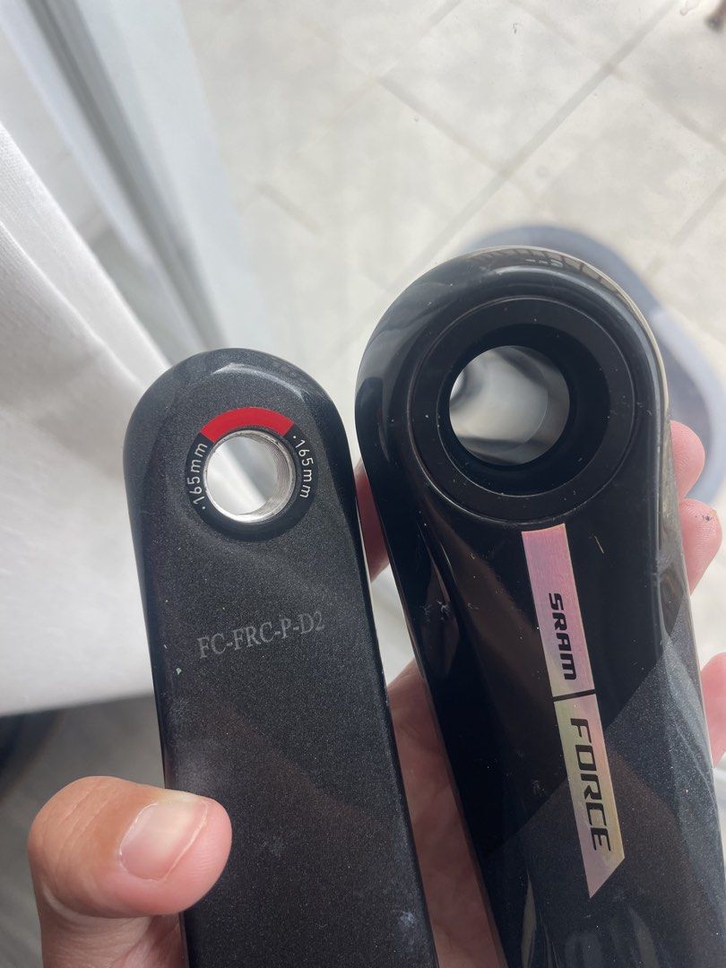 SRAM Force Crank Arm 165mm Brand New (Category: Bicycles) located in Calamba. Submitted by athlete_decluttering (Listing ID 1464602227, Image 2). Description: Never been used (Brand New) It came with my brand new bike RFS: I had to switch to a shorter crank arm 100% in very good condition Negotiable .