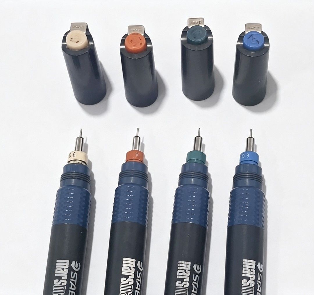 Staedtler 700 Technical Pens (Category: Stationery & School Supplies) located in Bulacan. Submitted by gjeen (Listing ID 1464683615, Image 3). Description: - selling as is - pens are intact - with 3 rotring nibs - needs cleaning - no ink to try.