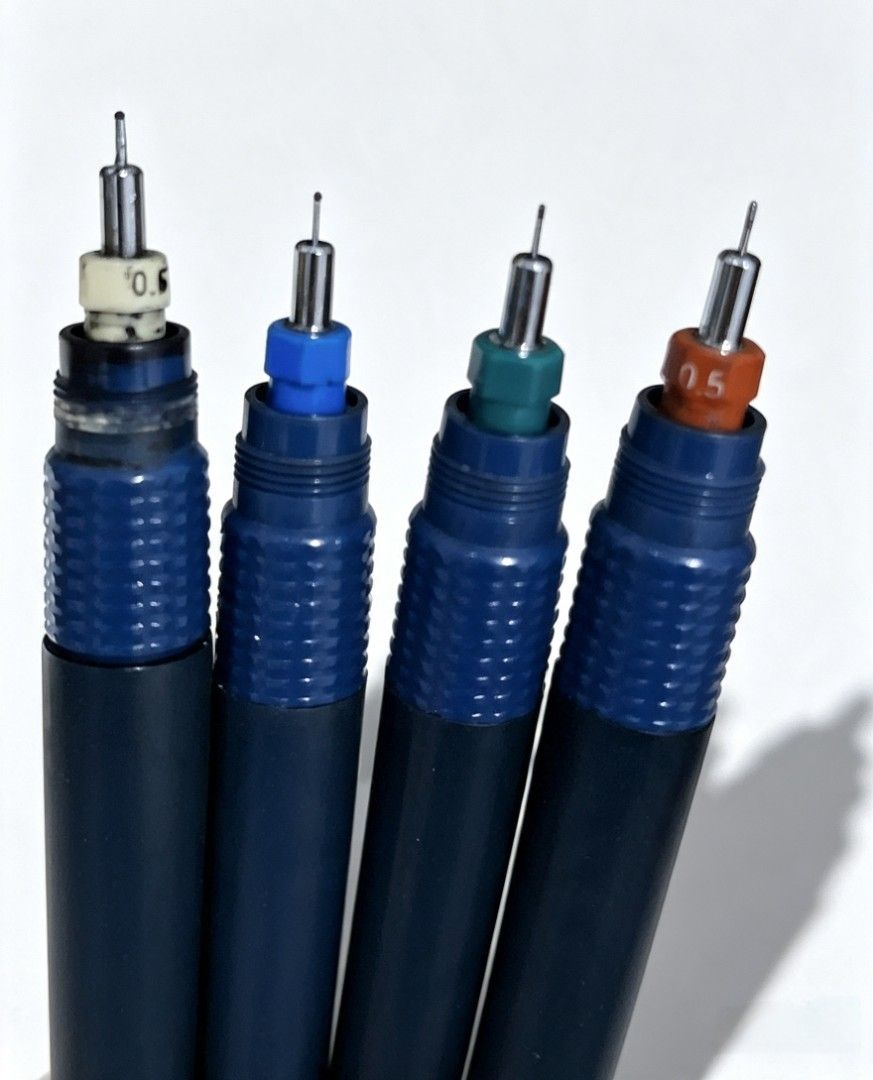 Staedtler 700 Technical Pens (Category: Stationery & School Supplies) located in Bulacan. Submitted by gjeen (Listing ID 1464683615, Image 2). Description: - selling as is - pens are intact - with 3 rotring nibs - needs cleaning - no ink to try.