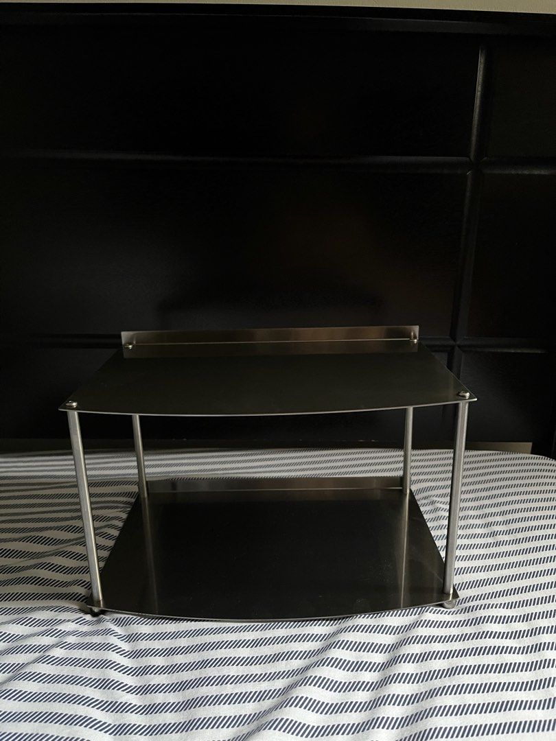 Stainless Steel Matcha Shelf Rack Organizer (Category: Shelves, Cabinets & Racks) located in Quezon City. Submitted by noty4na (Listing ID 1464591449, Image 1). Description: - still new with box - lalamove - qc - orig price: 2k+ .