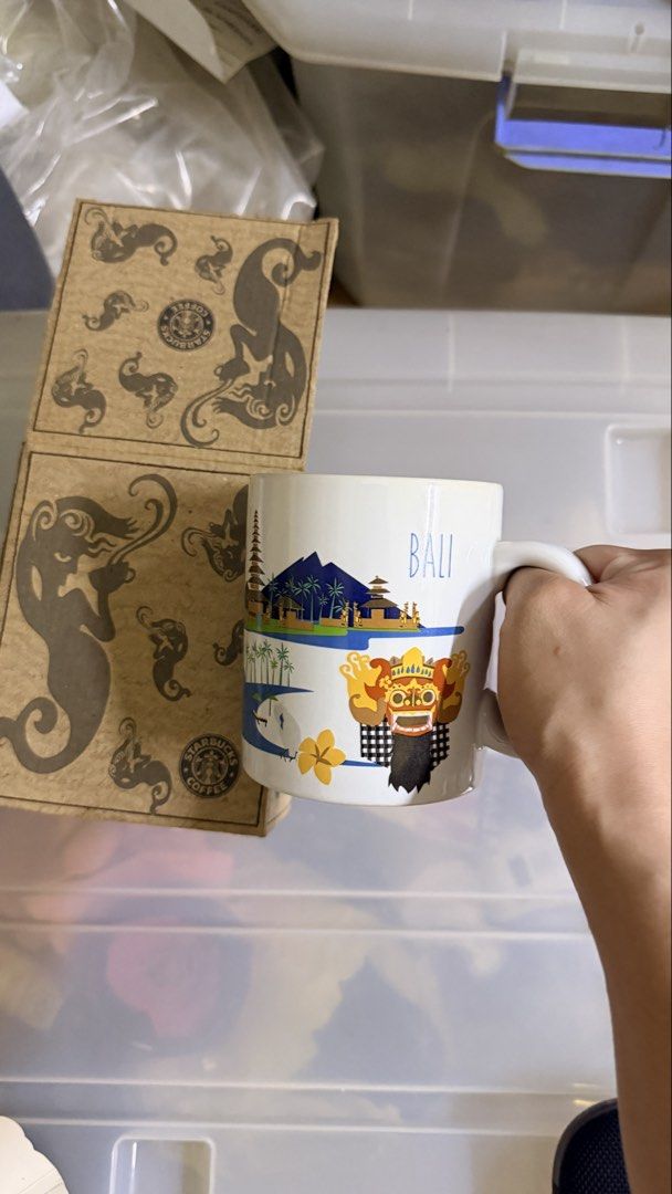 Starbucks Bali Indonesia Mug (Category: Travel Essentials & Accessories) located in Manila. Submitted by declutteringlot (Listing ID 1464617188, Image 1). Description: .