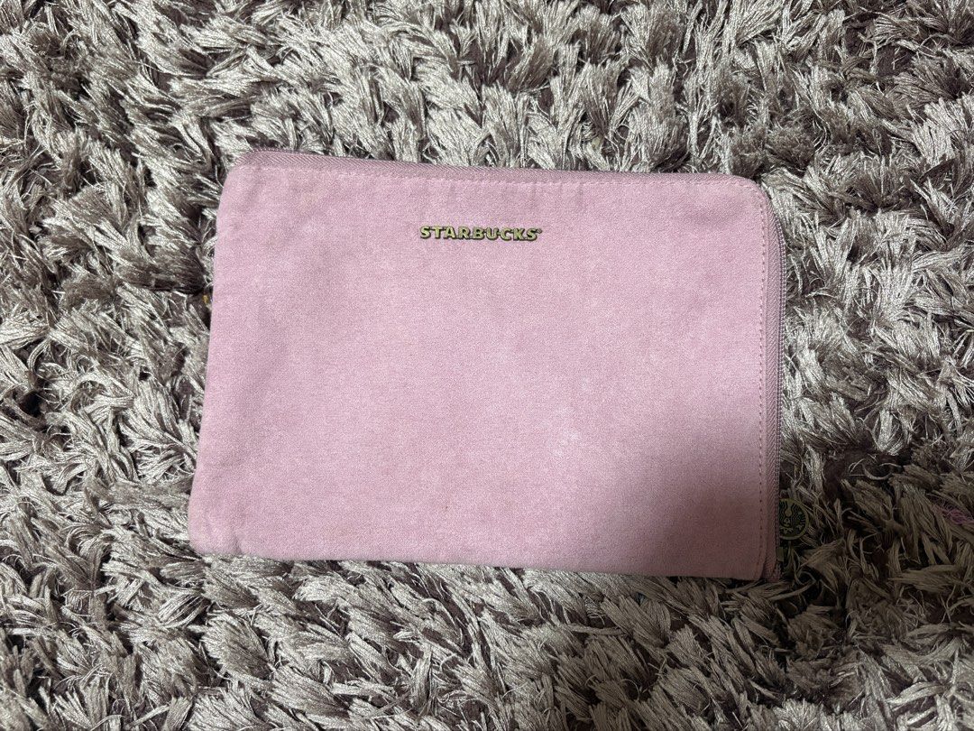 Starbucks Planner Pouch (Pink Violet) (Category: Purses & Pouches) located in Quezon City. Submitted by jjccly (Listing ID 1464658111, Image 1). Description: selling as is - no planner included!! pre-loved, manage ur expectations working zipper, mark stains can be washed off!! .