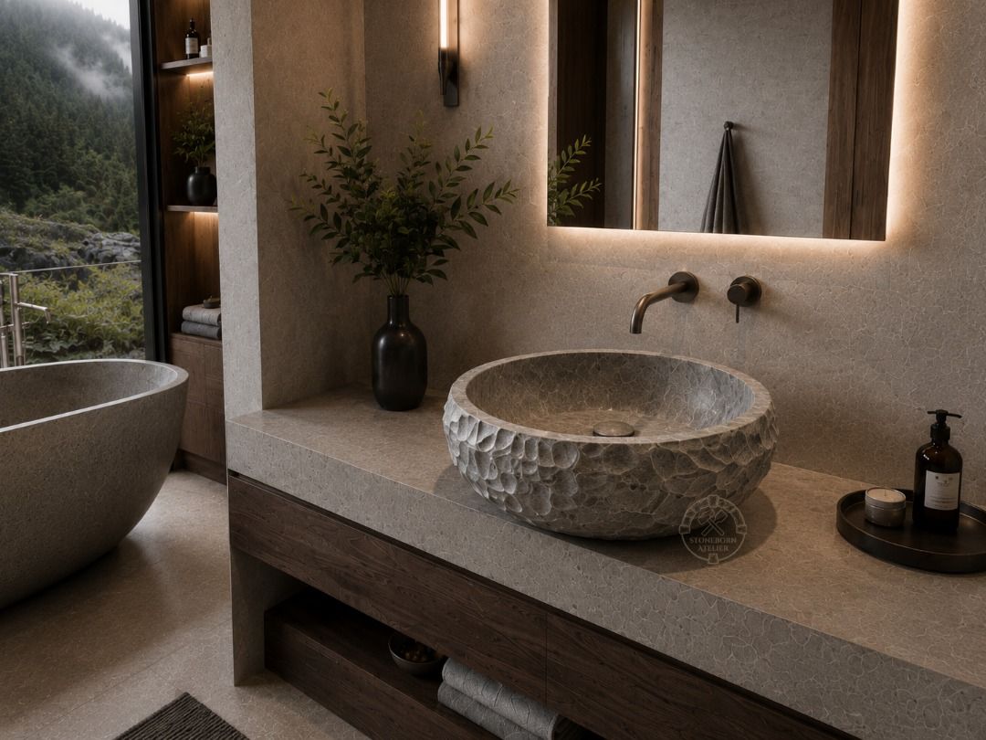 Stone Sinks (Category: Bathroom & Kitchen Fixtures) located in Caloocan City. Submitted by sbatelier.philippines (Listing ID 1464626718, Image 1). Description: Ready, on-hand stock. No need to wait for preordering, no downpayment needed. All items are availble on hand ready for same/Next day shipping. DM us to view all our product catalogues with clear photos and specs. Large selection to choose from. At Stoneborn Atelier, we create unique, hand-