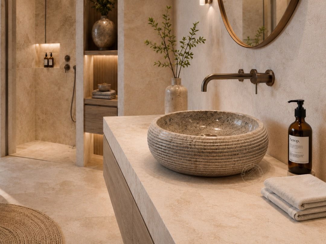 Stone Sinks (Category: Bathroom & Kitchen Fixtures) located in Caloocan City. Submitted by sbatelier.philippines (Listing ID 1464624489, Image 1). Description: Ready, on-hand stock. No need to wait for preordering, no downpayment needed. All items are availble on hand ready for same/Next day shipping. DM us to view all our product catalogues with clear photos and specs. Large selection to choose from. At Stoneborn Atelier, we create unique, hand-