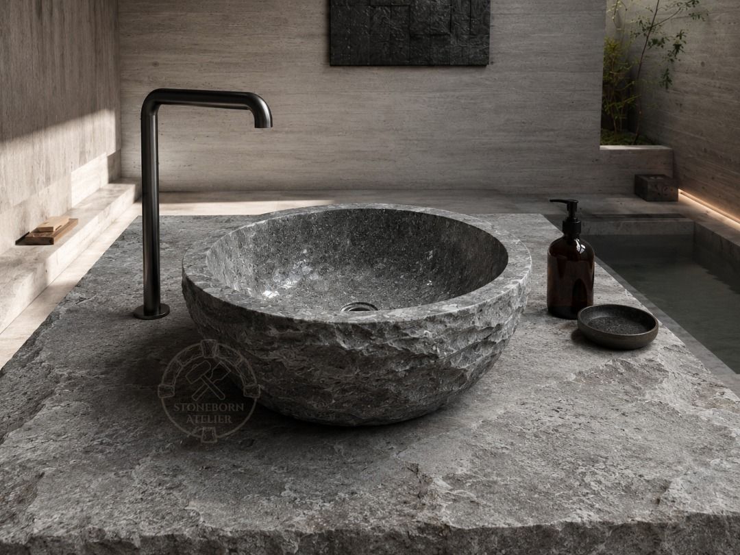 Stone Sinks (Category: Bathroom & Kitchen Fixtures) located in Caloocan City. Submitted by sbatelier.philippines (Listing ID 1464642617, Image 1). Description: Ready, on-hand stock. No need to wait for preordering, no downpayment needed. All items are availble on hand ready for same/next day shipping. DM us to view all our product catalogues with clear photos and specs. Large selection to choose from. At Stoneborn Atelier, we create unique, hand-