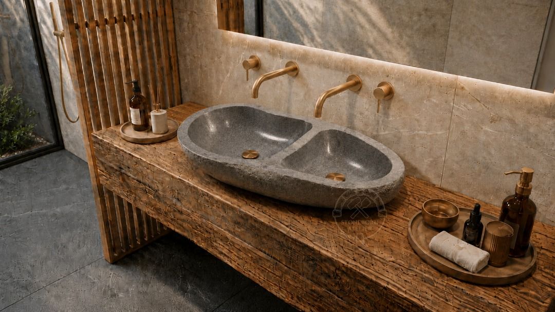 Stone Sinks (Category: Bathroom & Kitchen Fixtures) located in Muntinlupa City. Submitted by sbatelier.philippines (Listing ID 1464647432, Image 3). Description: Ready, on-hand stock. No need to wait for preordering, no downpayment needed. All items are availble on hand ready for same/next day shipping. DM us to view all our product catalogues with clear photos and specs. Large selection to choose from. At Stoneborn Atelier, we create unique, han