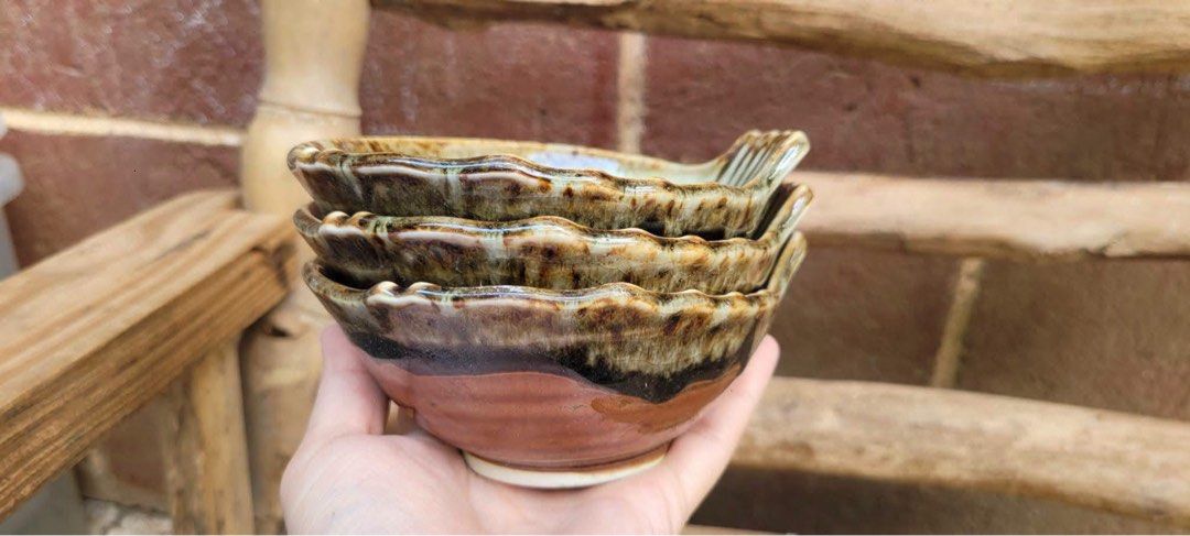 stoneware bowls (Category: Dinnerware & Cutlery) located in Sablan. Submitted by gongonshelley12 (Listing ID 1464578077, Image 2). Description: 150 ONLY STONEWARE BOWLS 3PCS SET 5 IN. DIAMETER; 2 IN. HEIGHT.