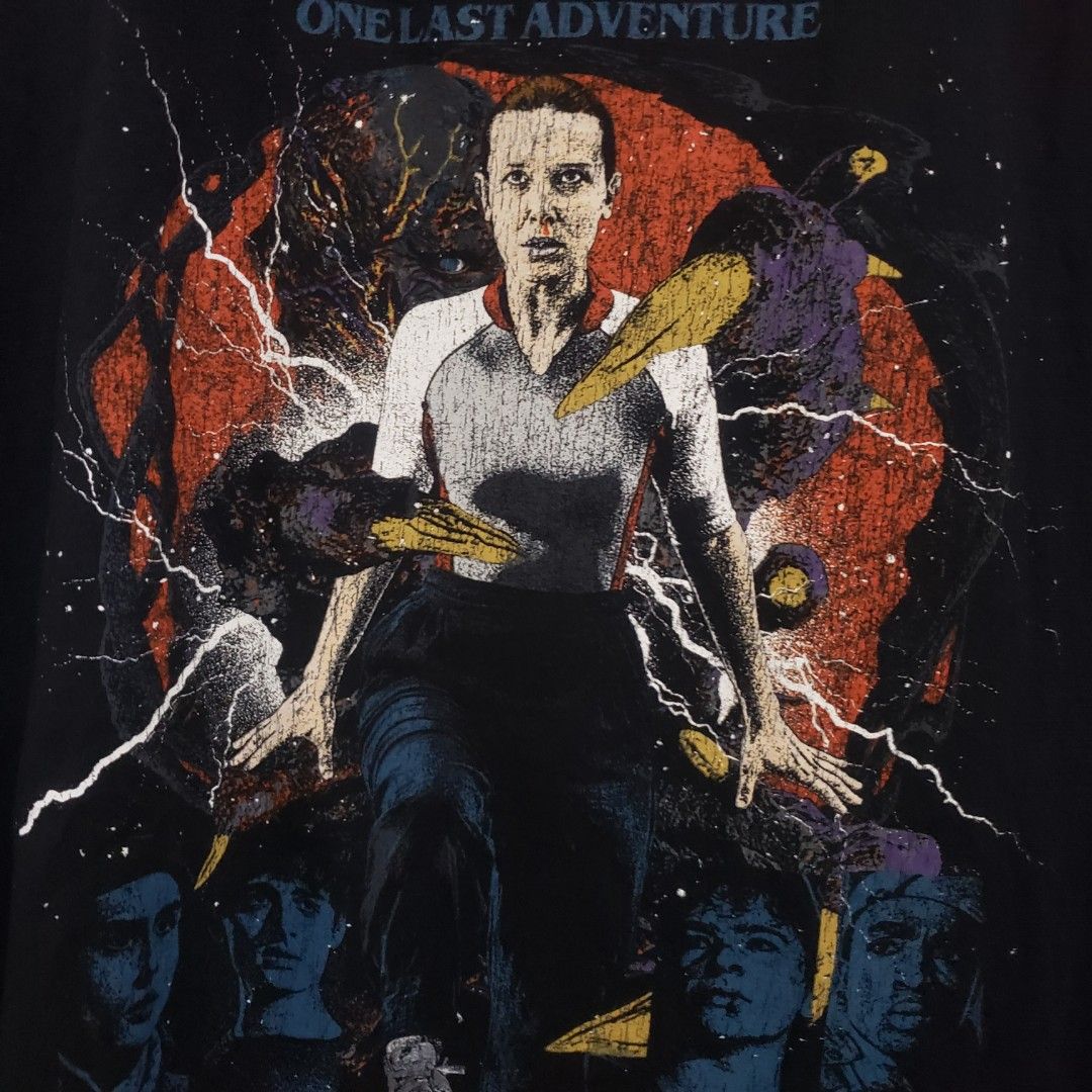 Stranger Things (Category: Tshirts & Polo Shirts ) located in Manila. Submitted by sourmustsour (Listing ID 1464584948, Image 1). Description: Tag: Gildan black 21x28 Hairlines.