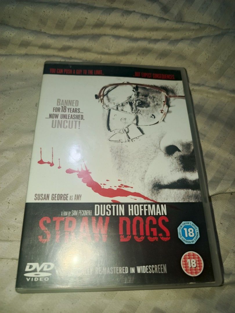 Straw Dogs DVD (Category: CDs & DVDs) located in Manila. Submitted by focketztopx31 (Listing ID 1464696085, Image 1). Description: Mint Condition (Region 2/0) payment: gcash.
