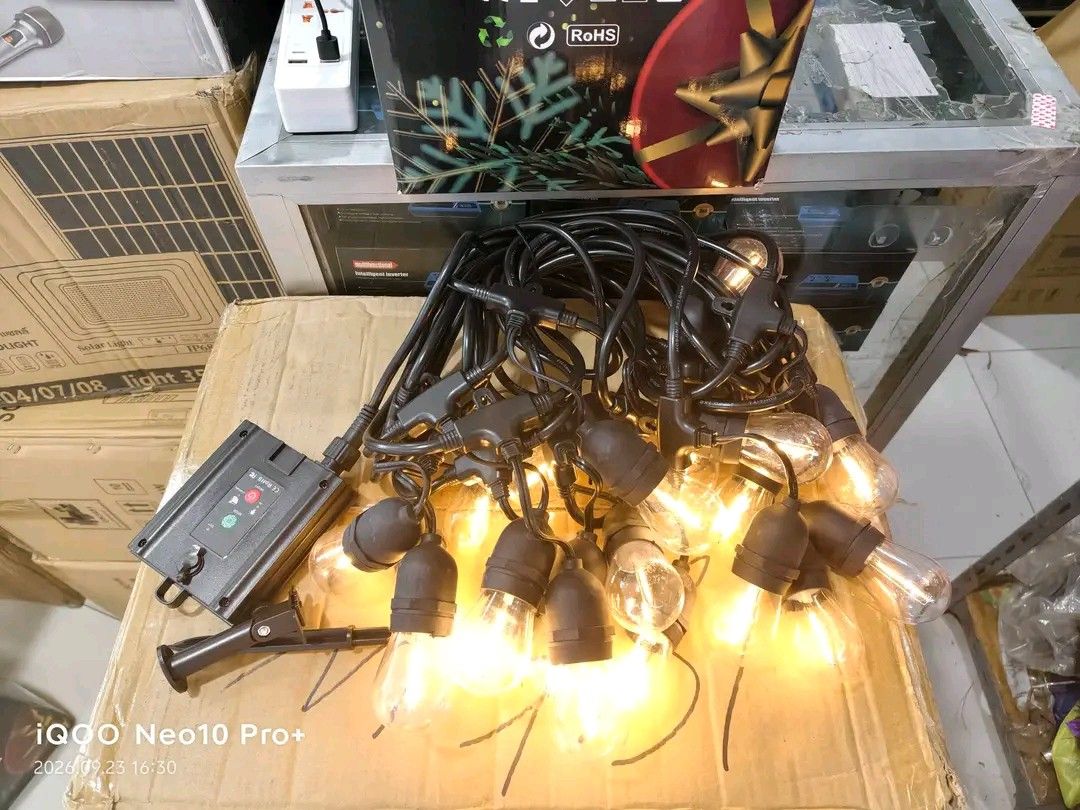 string lights (Category: Lighting) located in Manila. Submitted by ramosmarvi53163 (Listing ID 1464724156, Image 1). Description: Restock!! 20L 10meter.