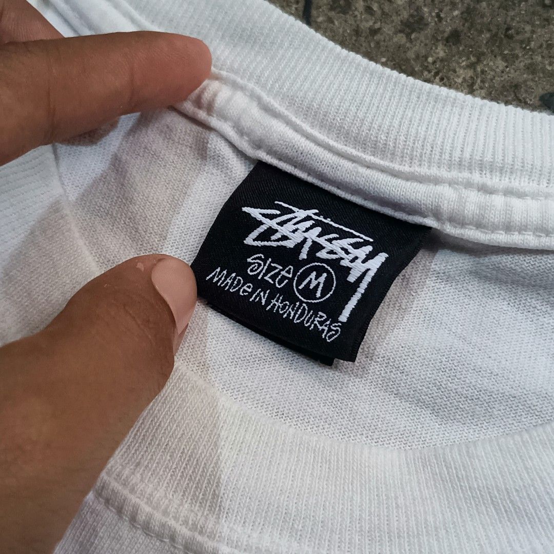 Stussy (Category: Tshirts & Polo Shirts ) located in Caloocan City. Submitted by gemfinder669 (Listing ID 1464622017, Image 3). Description: Stussy Made in Honduras Medium to Large Color rate: 9 or better /10 Condition: Excellent .