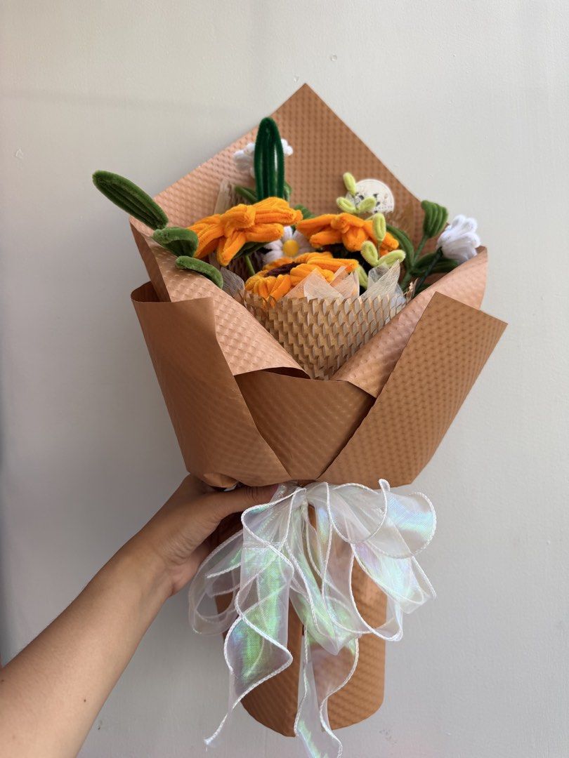SUNFLOWER BOUQUET (Category: Flowers & Bouquets) located in Valenzuela. Submitted by mflowers_crafts (Listing ID 1464709029, Image 3). Description: HANDMADE FLOWERS THAT LAST! Looking for a beautiful and meaningful gift? 💐 Our handmade flower bouquets are carefully crafted with satin ribbons, fuzzy wire flowers, and dried trigo fillers—made with love and designed to last! 💕 📦 Ships nationwide 💵 Cash on Delivery available 💐 Customized orders 