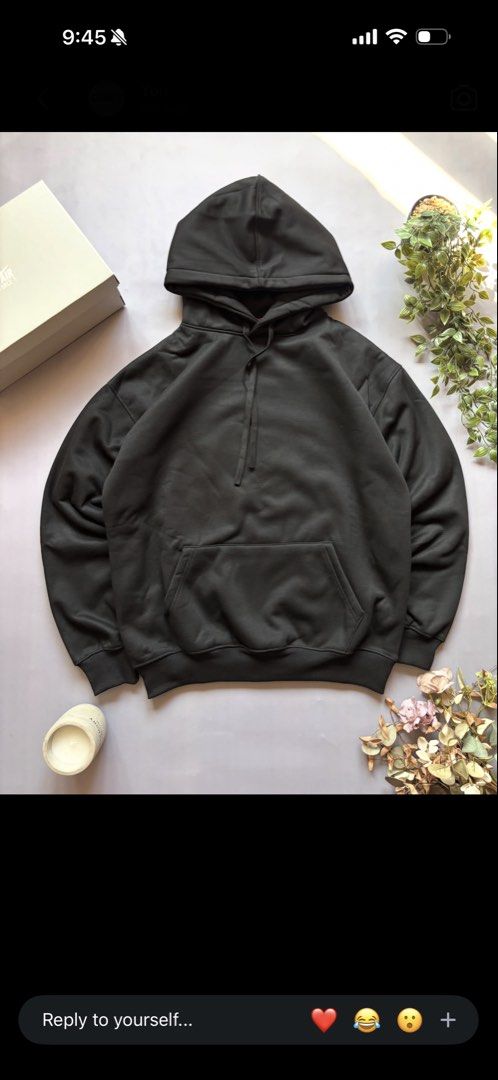 SUPREME APPLIQUE HOODIE | ON HAND (Category: Hoodies) located in Manila. Submitted by sunyellow611674 (Listing ID 1464756337, Image 3). Description: - Authentic Supreme hoodies available in Black and Light Grey Heather - Distinctive vertical Supreme text appliqued down the back and wrapping onto the hood - Heavyweight cotton blend material for maximum warmth and comfort - Equipped with a classic drawstring hood and a practical kangaroo front pock
