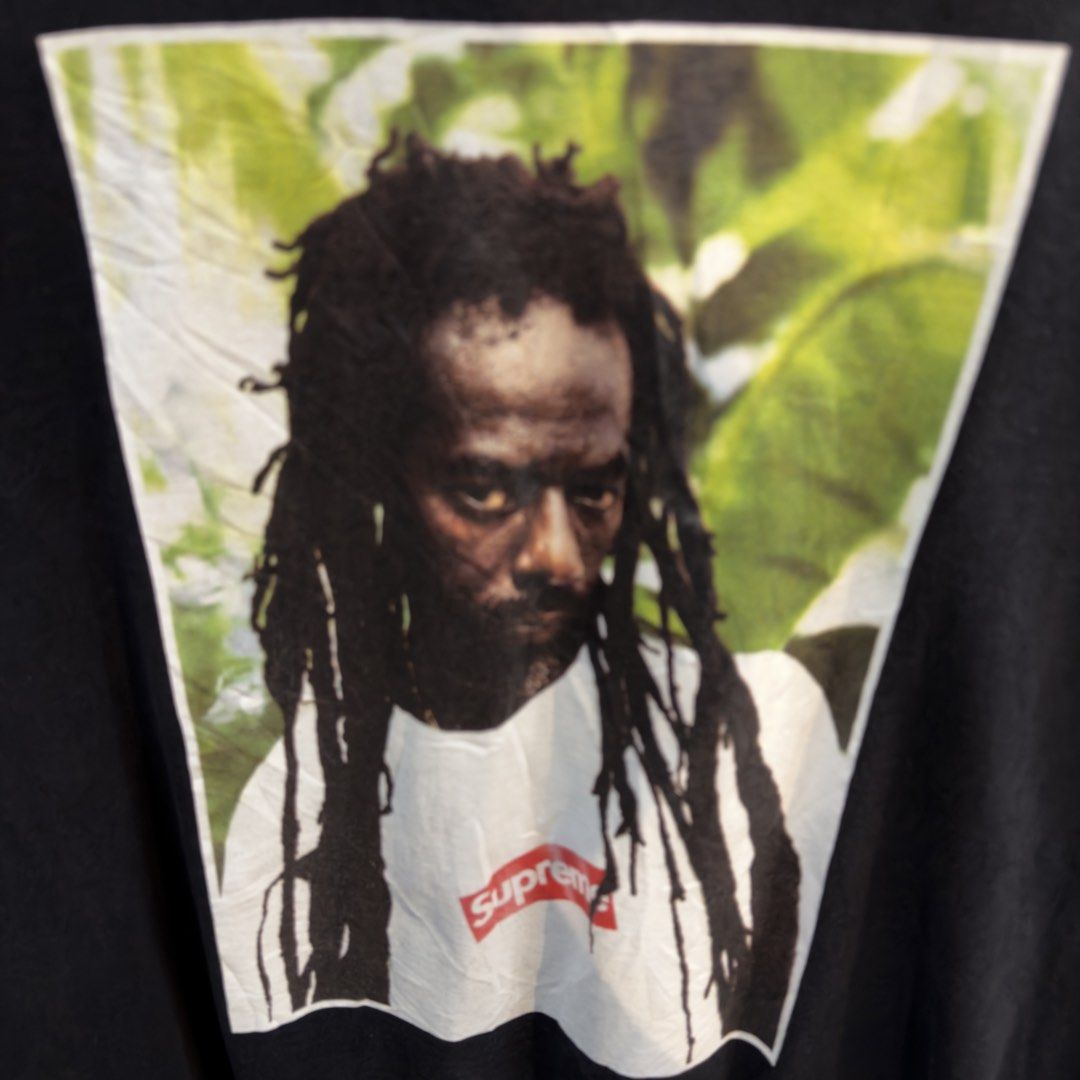 Supreme Buju Banton Tee (Category: Tshirts & Polo Shirts ) located in Manila. Submitted by jerichomal82553 (Listing ID 1464746127, Image 3). Description: Supreme Buju Banton Tee 21.5 by 30 Good Condition Complete Tags CLAIM 1500.