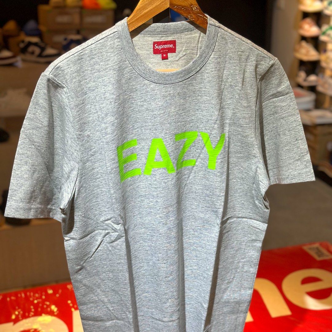 Supreme EAZY S/S Top (Category: Tshirts & Polo Shirts ) located in Quezon City. Submitted by inside_plug (Listing ID 1464652123, Image 2). Description: For Sale Supreme EAZY S/S Top Grey - Medium Brandnew Dm us to purchase.