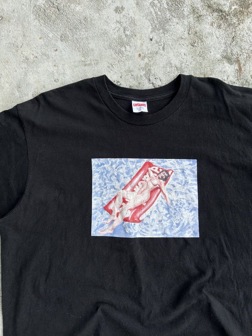 Supreme Float Tee (Category: Tshirts & Polo Shirts ) located in Balanga. Submitted by nothingtohold.co (Listing ID 1464731660, Image 2). Description: Vintage Billabong Script Patched Logo Shirt XL on tag | 25 width | 30.5 length | 9.5 condition Issue: crackprints advisable hand wash only ds condi to dapat Gcash | jnt | bataan Vouch~vc.