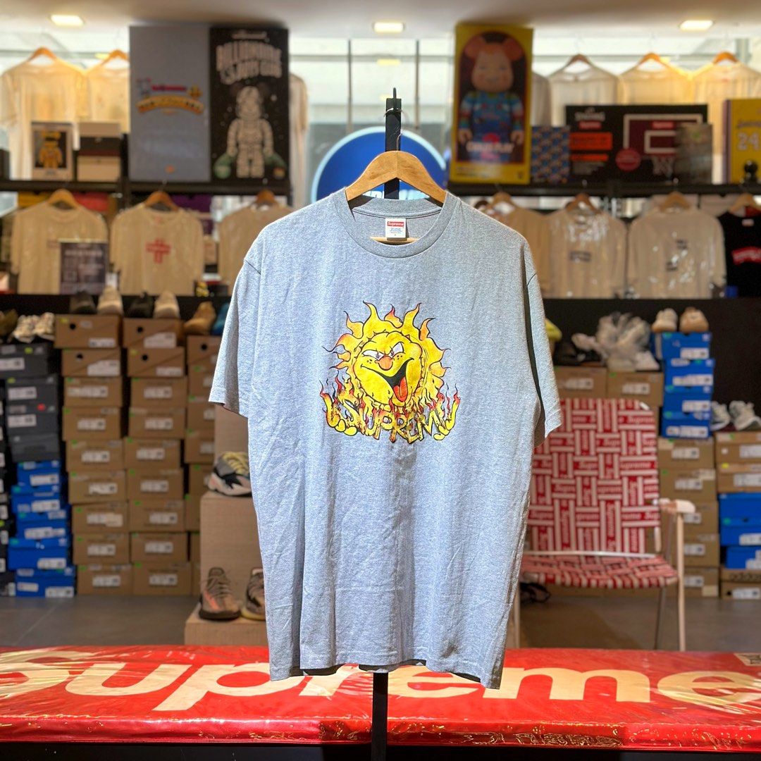 Supreme FW20 Sun Tee Grey (Category: Tshirts & Polo Shirts ) located in Quezon City. Submitted by inside_plug (Listing ID 1464645842, Image 1). Description: For Sale Supreme FW20 Sun Tee Grey - Large Brandnew Dm us to purchase.
