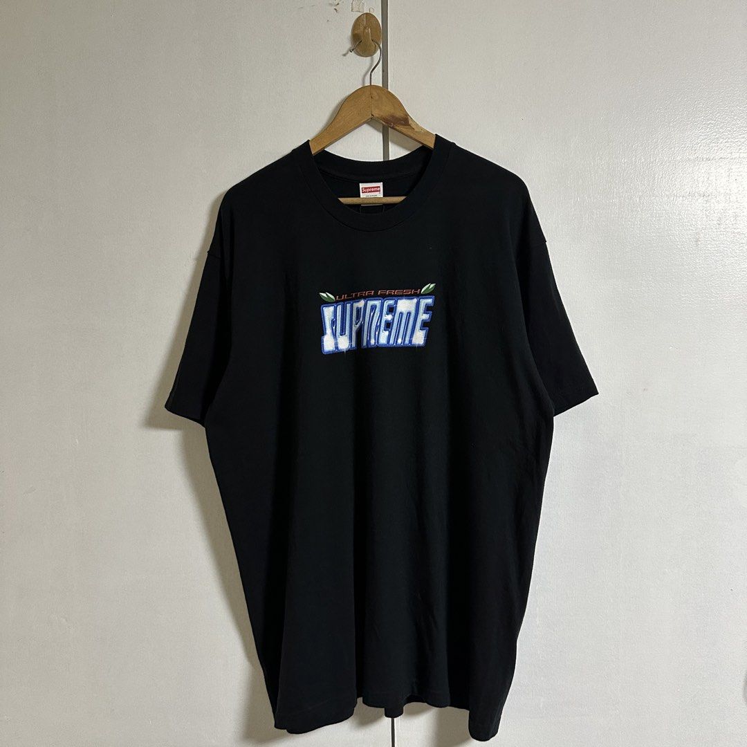 SUPREME FW20 Ultra Fresh Tee (Category: Luxury Apparel) located in General Trias. Submitted by seconddegreeco (Listing ID 1464721073, Image 2). Description: SUPREME FW20 Ultra Fresh Tee XL best fits 2XL 32 length 24 width Like new ✨ No issue.