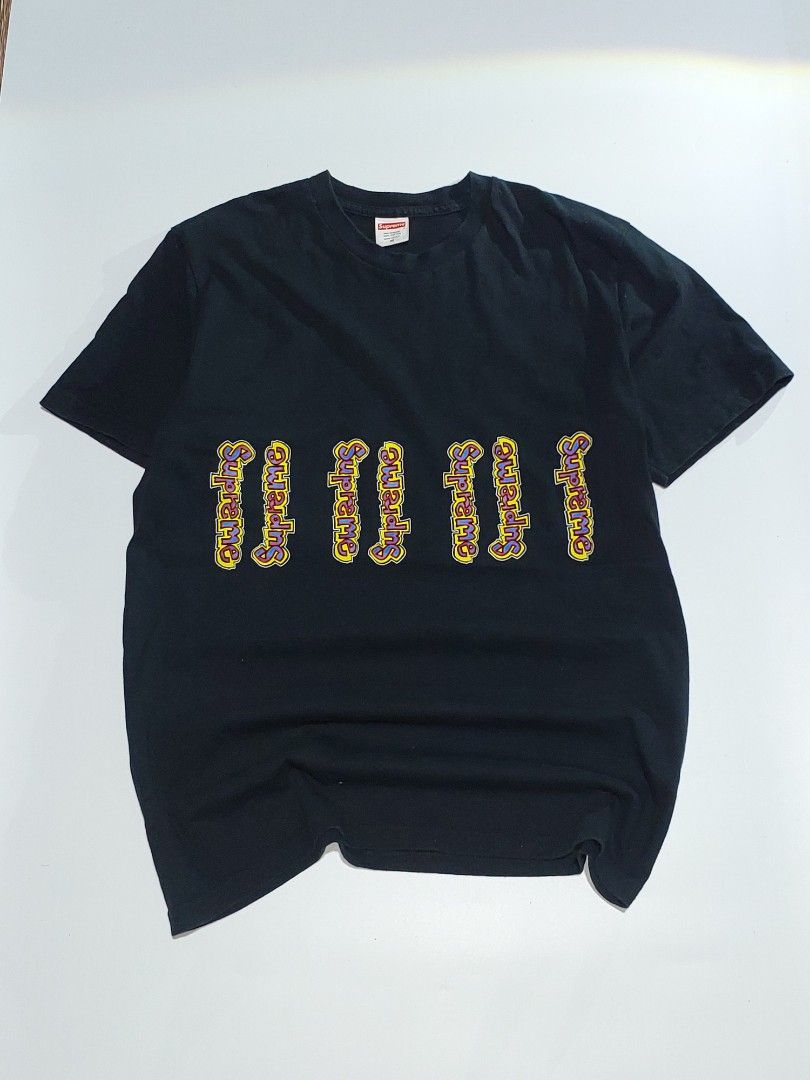 SUPREME GONS LOGO TEE (Category: Tshirts & Polo Shirts ) located in Tuguegarao City. Submitted by underground_hustl3 (Listing ID 1464677372, Image 1). Description: LENGTH - 28 WIDTH - 21 M-ON TAG 𝗔𝗨𝗧𝗛𝗘𝗡𝗧𝗜𝗖𝗜𝗧𝗬 𝗚𝗨𝗔𝗥𝗔𝗡𝗧𝗘𝗘𝗗💎 COLOR RATE 9.5/10✅️ EXCELLENT CONDITION💯 UNLI VOUCH/VC ISSUE: SUPER MINIMAL CRACKS DM TO CLAIM📥 📍TUGUEGARAO CITY LUZON.